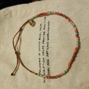 Pura vida Adobe seed bead bracelet